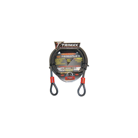 Trimax Locks 15'DUAL LOOP-MULTI USE CABLE