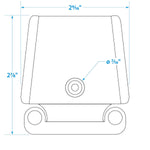 Seachoice LATCH SET (2 LATCHES & POSTS)