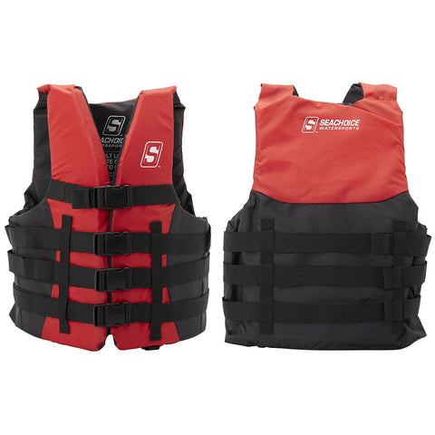 Seachoice 4-BELT SKI VEST RED L/XL