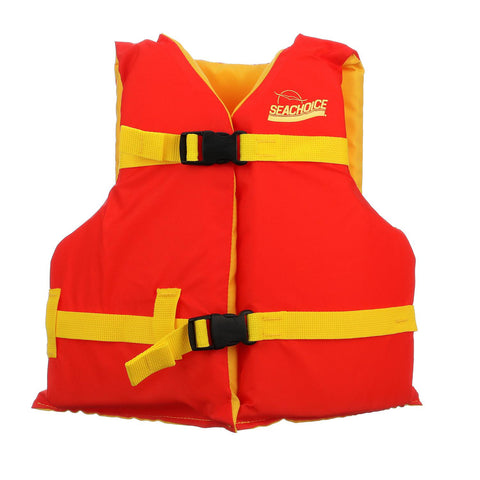 Seachoice ORANGE/YELLO YOUTH VEST 25-29"