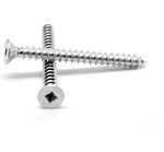 Flat Head Square Drive Sheet Metal Screw 4 x 5/8"