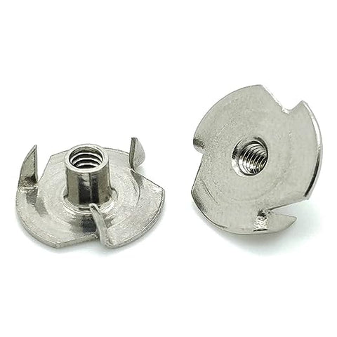 18-8 Stainless Steel Tee Nut - 1/4"-20   3-PRONG