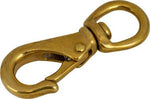 Swivel Eye Boat Snap, Brass 4-