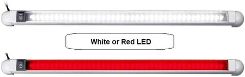 AMI 18 in. Rail Light LED White/Red