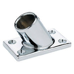 60° Chrome Rectangular Rail Ba