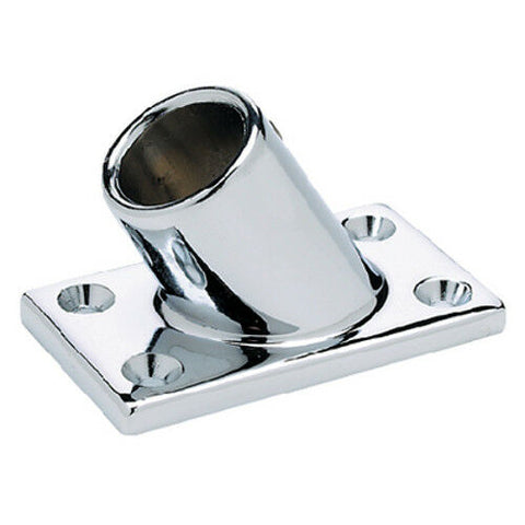 60° Chrome Rectangular Rail Ba