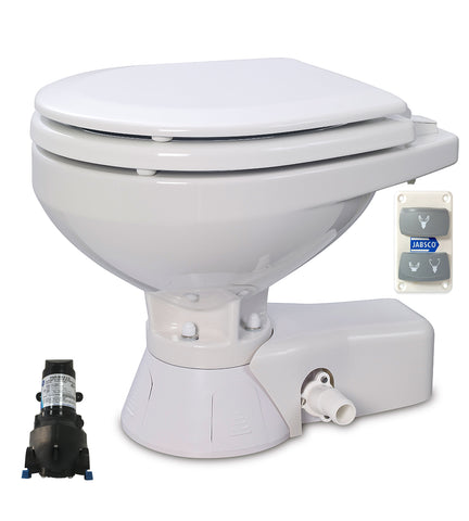 QF TOILET W/PUMP CMPCT 24V