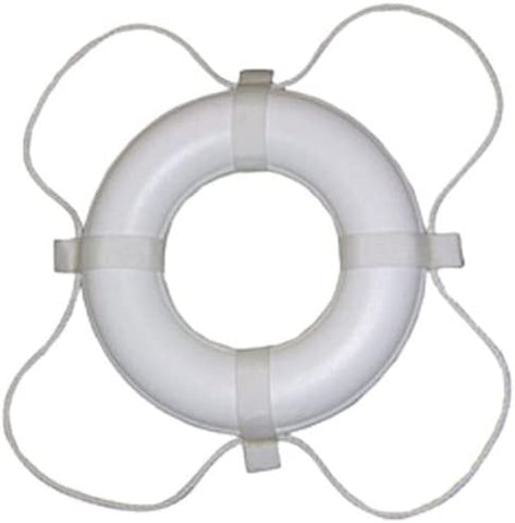 24" RING BUOY WHITE