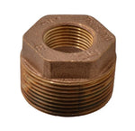 Midland Bronze 1-1/2" Male x 1/2" Female HEX Bushing