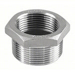 BUSHING 1/2" Male x 3/8" Female HEX Bushing, Stainless