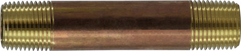 3/8 X 2-1/2,    BRASS NIPPLE