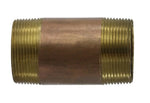 1 X 2-1/2,    BRASS NIPPLE