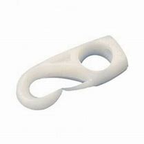 SHOCK CORD CLIP 1/4 WHT (2CD)