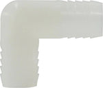 Midland Nylon 3/8" Hose Barb to Hose Barb Union Elbow