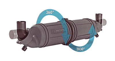 Muffler Waterlock 45 MM