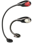 Chart Lamp Wht/Red LED Blk 6in