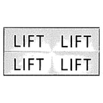 LIFT STICKERS (4/PK)