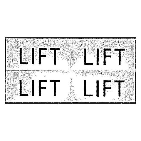 LIFT STICKERS (4/PK)