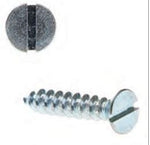 14 X 3" 18-8 Stainless steel Flat Head Sheet Metal Screw , SLOTTED.